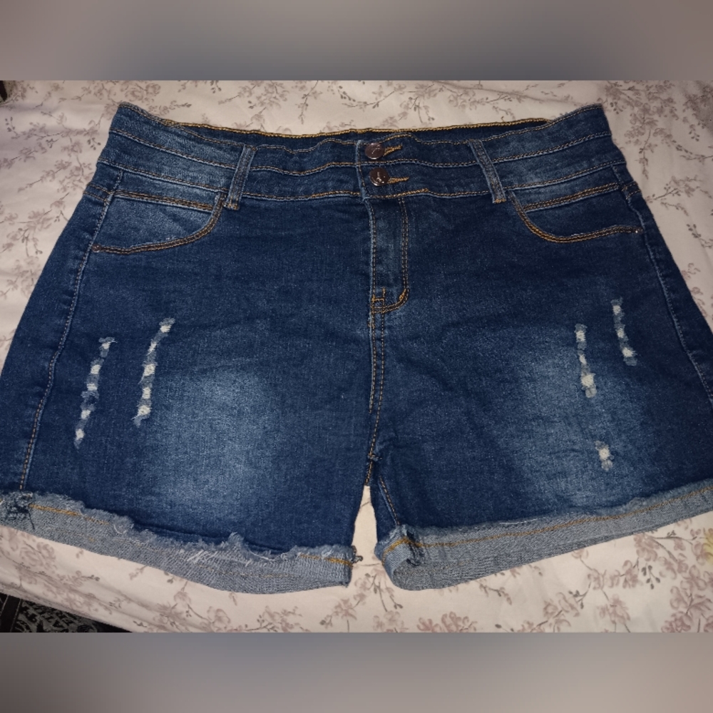 Blue jeans shorts